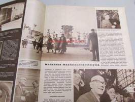 Suomen Kuvalehti 1958 nr 22, rengasmatka naapuriin - presidentti Neuvostoliitossa, suomalainen retkikunta Huippuvuorilla