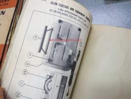 Allen Model E-305 vacuum and fuel pump tester operating instructions -testauslaitteen käyttöohjekirja englanniksi
