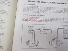 Allen Model E-302 Volt-amp tester operating instructions -testauslaitteen käyttöohjekirja englanniksi