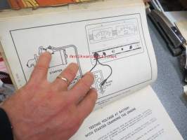 Allen Model E-302 Volt-amp tester operating instructions -testauslaitteen käyttöohjekirja englanniksi