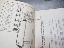 Allen Model E-302 Volt-amp tester operating instructions -testauslaitteen käyttöohjekirja englanniksi