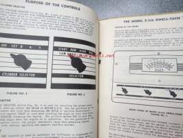 Allen Model E-314 Dwell-Tach tester operating instructions -testauslaitteen käyttöohjekirja englanniksi