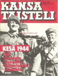 Kansa taisteli - miehet kertovat 1986 nr 7, kesä 1944, Tali, Ihantala, Vuosalmi, Viipurinlahti, Laatokka, nuoren lotan viimeinen sotakesä, Puutoisten