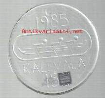 Kalevala 150 vuotta - vuosikuvio 1985  halk 6,5 cm lasia