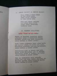 Laulukirja Osuuskaupan ravintola