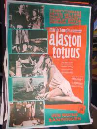 Alaston totuus / Den nakna sanningen, mm. Terry-Thomas, Peter Sellers, Peggy Mount, Shirley Eaton, Dennis Price -elokuvajuliste