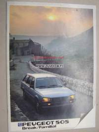 Peugeot 505 1983 -myyntiesite