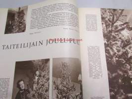 Suomen Kuvalehti 1960 nr 51-52, ihmisiä kaltereiden takana, keskiajan suomalaisia Pariisin yliopistossa, Arabian taiteilijoiden joulupuut