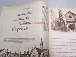 Suomen Kuvalehti 1960 nr 51-52, ihmisiä kaltereiden takana, keskiajan suomalaisia Pariisin yliopistossa, Arabian taiteilijoiden joulupuut