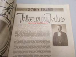 Suomen Kuvalehti 1945 nr 51-52, Joulu 1945 ajankuvaa. Nobel-juhlat Tukholmassa (palkinto A.I.Virtaselle), sellainen oli Helsinkimme vanhat pääkaupunkilaiset kertovat