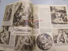 Suomen Kuvalehti 1945 nr 51-52, Joulu 1945 ajankuvaa. Nobel-juhlat Tukholmassa (palkinto A.I.Virtaselle), sellainen oli Helsinkimme vanhat pääkaupunkilaiset kertovat