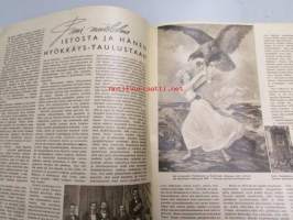 Suomen Kuvalehti 1945 nr 51-52, Joulu 1945 ajankuvaa. Nobel-juhlat Tukholmassa (palkinto A.I.Virtaselle), sellainen oli Helsinkimme vanhat pääkaupunkilaiset kertovat