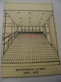 Sotungin lukio. Vuosikertomus 1978-1979