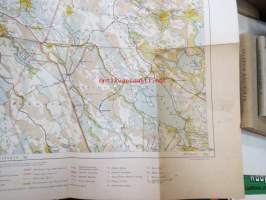 Suomen taloudellinen kartta; lehti III: 10 Viipuri 1917
