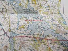 Suomen taloudellinen kartta; lehti III: 10 Viipuri 1917