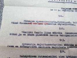Karjalan Armeijakunnan päiväkäsky nr 36 - Karjalan Armeijakunnan I:selle rykmentille 14.5.1918. Joensuussa... Päämajan upseerikoulusta, Mikkelissä, tulleet