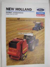 New Holland Roll-Belt 640, 650 pyöröpaalaimet -myyntiesite