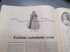 Suomen Nainen Joulunumero 1936, sis. mm. seur. artikkelit; Joulun sanoma, Presidentti P.E. Svinhufvud täyttää 75 vuotta, Agnes Smith Lewis - Syrus Sinaiticus