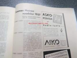 Suomen Nainen Joulunumero 1936, sis. mm. seur. artikkelit; Joulun sanoma, Presidentti P.E. Svinhufvud täyttää 75 vuotta, Agnes Smith Lewis - Syrus Sinaiticus