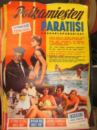 Poikamiesten paratiisi - Ungkarlsparadiset -elokuvajuliste, Vittorio De Sica, Nadia Gray