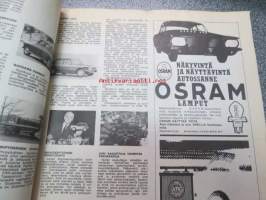 Auto ja Liikenne 1966 nr 12, sis mm. artikkelit / kuvat / mainokset; Lukkaankelin kurssi, Koeajo Saab V-4, Etuvetoiset Citroënit ym.