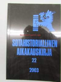 Sotahistoriallinen aikakauskirja 22. sis mm. Punaupseeri Vehviläisen &quot;venäläinen ruletti&quot;, VT-aseman menettäminen ja siihen johtaneet tekijät kesällä 1944,