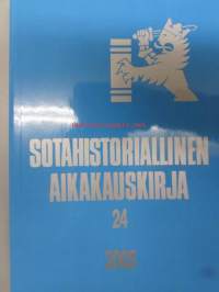 Sotahistoriallinen aikakauskirja 24. sis mm. Maarian punakaartin naiskomppania Suomen sisällissodassa, L. Arvi P. Poijärvi - sodan ajan merkittävä vaikuttaja.