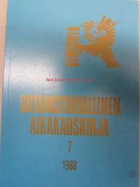 Sotahistoriallinen aikakauskirja 7. - sis. mm. Toinen Karjalan raskas tykistöpatteri 1918, Jääkärikohtaloitten kirjoa, Suomalaisten upseerien opiskelua