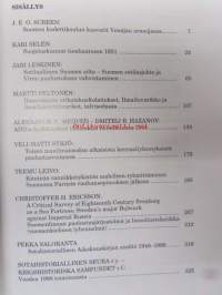 Sotahistoriallinen aikakauskirja 18 -  sis. mm. Ilmavoimien erikoishuoltolaitokset, ilmailuvarikko ja ilmailukenttävarikot talvisodassa, ADD:n hyökkäykset