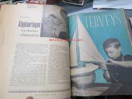 Terveys 1947, 1948, 1949 -yhteensidotut vuosikerrat