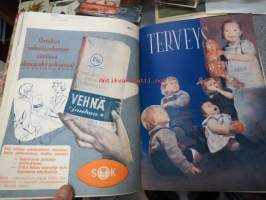 Terveys 1950, 1951, 1952 -yhteensidotut vuosikerrat
