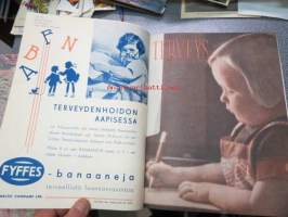 Terveys 1937, 1938, 1939 -yhteensidotut vuosikerrat