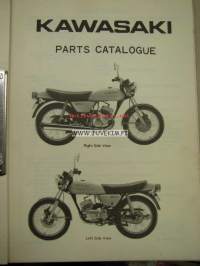 Kawasaki 125-A1 Parts Catalogue for European market -varaosaluettelo