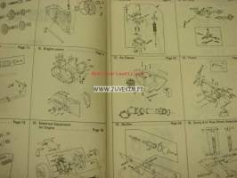 Kawasaki 125-A1 Parts Catalogue for European market -varaosaluettelo