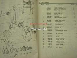 Kawasaki 125-A1 Parts Catalogue for European market -varaosaluettelo