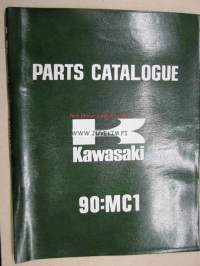 Kawasaki 90:MC1 Parts Catalogue -varaosaluettelo