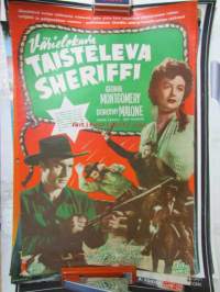 Taisteleva Sheriffi / Kämpande Sheriffen mm. George Montgomery, dorothy Malone, Frank Faylen, Skip Homeir -elokuvajuliste