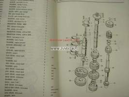 Kawasaki 90:MC1 Parts Catalogue -varaosaluettelo