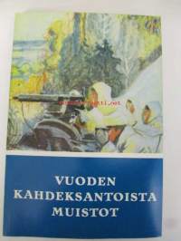 Vuoden kahdeksantoista muistot - Sotasokeat ry:n kevätjulkaisu 1982