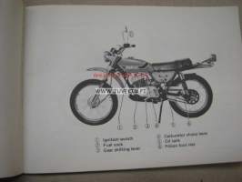 Suzuki TS125 owner´s manual -käyttöohjekirja