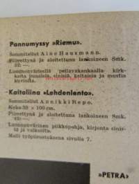 Kodin käsitöitä - Kotilieden liite 1937 nr 6
