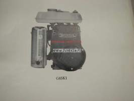 Honda G65K1, GS65K1 generator parts list -varaosaluettelo