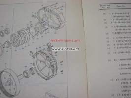 Honda G65K1, GS65K1 generator parts list -varaosaluettelo