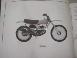 Honda CR125M2 -varaosaluettelo