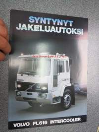 Volvo FL 616 - syntynyt jakeluautoksi -myyntiesite