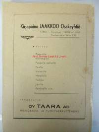 Turun teknillinen koulu 1946-47