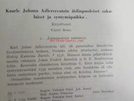 GENOS 1935, Sukutieteellinen aikaikauskirja - Tidskrift för släktforsning