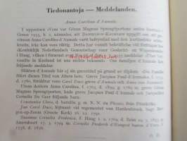 GENOS 1935, Sukutieteellinen aikaikauskirja - Tidskrift för släktforsning