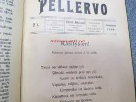 Pellervo 1900 sidottu vuosikerta -osuustoiminta- &amp; maatalousaiheinen lehti