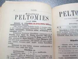 Peltomies 1897-1898, maatalalousaiheinen aikakauslehti -sidottu vuosikerta